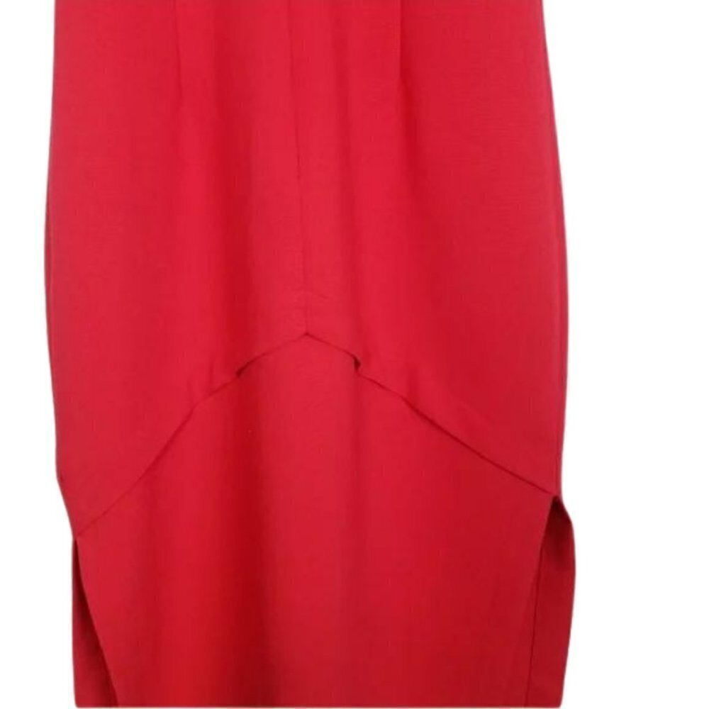 J.O.A. Red Halter Midi Dress - Picture 7 of 8